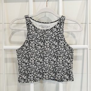 Aeropostale floral tank top size large